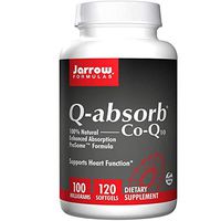 Jarrow Formulas Q-Absorb Co-Q10, 100mg,120 softgels (pack of 2)