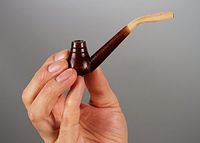 "Handmade Wooden Decorative Tobacco Smoking Cigar Pipe Made Of Natural Wood | Eco-Friendly & Ethnic Style Pipe-Portable Item-Perfect Gift Idea For Men By Madeheart "