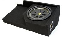 Compatible with Chevy Silverado 88-98 Extended Cab Truck Single 12" Kicker C12 Sub Box Enclosure 300 Watts Peak