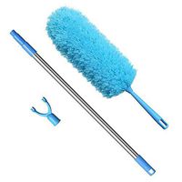 BELUPAID Microfiber Duster with Telescopic Rod Flexible and Easy to Clean feather duster for Cleaning Roof, Ceiling Fan, Blinds, Spider Web