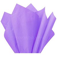 Flexicore Packaging® Tissue Paper Gift Wrap | Lavender Purple | Size:15"x20" | 100 Sheets | Acid Free | Bulk | DIY Craft |