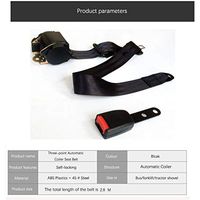 LRWSB Adjustable Polyester Safety Belt 2.8M Forklift Trains Car Bus Safety Belt with 3-Point Automatic Coiler