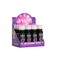 Antioxidant Detox - Functional Juice Shot by Vive Organic | Nature’s Strongest Reparative Antioxidants | USDA Organic, Vegan, Cold Pressed, Grapeseed Oil, Pomegranate Seed Oil, Astaxanthin