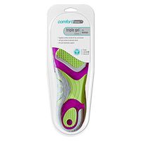 Comfort Zone Triple Gel Insoles for Women, Sizes 6-10, 1 Pair