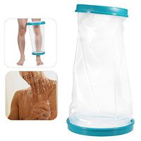 Waterproof Cast Cover for Shower & Bath - Adult Wound Fracture Foot Leg Knee, Reusable 100% Sealed Water Protector Keeps Fonts and Drags Dry(Adult Knee)
