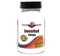 Inositol 650mg * 100 Caps 100% Natural - by EarhNaturalSupplements