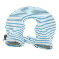 U Shaped Neck Hot Water Bottle Bag Cover Set - Blue