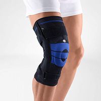 Bauerfeind - GenuTrain S - Knee Support - Extra Stability to Keep The Knee in Proper Position - Left Knee - Size 6 - Color Black