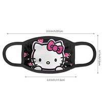 Fashion Hello Kitty Love (4) Dustproof Washable Reusable Mouth Cover Germ Protective Safety Mouth Guard Anti Dust Half Face Guard Unisex