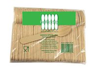 Perfect Stix Green Spoon 158-250 Wooden Disposable Spoons, 6" Length (Pack of 250)