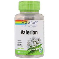 Valerian Root Relaxation and Restful Sleep 470 mg 180 Vegetarian Capsules