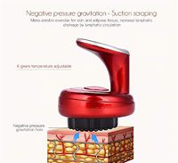 Electric Cupping Therapy Body Massager Guasha Suction Acupuncture Therapy Massager Scraping Stimulate Acupoint Detoxification 31 (Red)