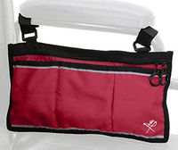 Pembrook Wheelchair Side Bag with Pouches - Great for Electric Wheelchairs, Electric Scooter, Walker Accessories, Other Mobility Devices - Lightweight Nurse Bag and Organizer for Medical Chairs