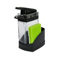 Casabella Sink Sider Solo with Sponge Black & Chrome Plating, Black