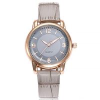 Swyss Ladies Fashion Casual Watch New Leather Strap Analog Quartz WristWatches Chic Popular Exquisite Accessories (H)
