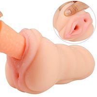 YLYFDC Perfect Fashion Toy Male Deluxe Realistic Toys Põckët-Püssýs with Lifelike Skin Gifts for Men Tshirt Lifelike Shape Self-Pleasure Gift Blow-Job Six Toys Wonderful Gift Amazing