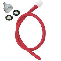 Enema Shower Kit Attachment,Anal Douche for Men and Women Tubing Nozzle Reusable Red Hose39in