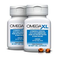 Omega XL (2 Pack) 60 Capsules - Green Lipped Mussel New Zealand, Omega 3 Natural Joint Pain Relief & Inflammation Supplement