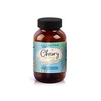 Living Herbals Organic Chicory (Cichorium Intybus) (150 Capsules) Inulin Reach in Fiber, Natural Supplement