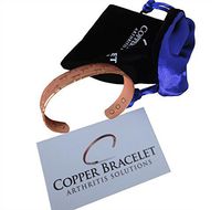 Men's Heavyweight Copper Bracelet for Arthritis - Guaranteed 99.9% Pure Copper Magnetic Bracelet with 6 Powerful Magnets for Joint Pain, Arthritis, RSI, Carpal Tunnel. (Single Bracelet)