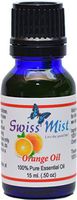 Swiss Mist - Sweet Orange Essential Oil (100% PURE& NATURAL - UNDILUTED) Therapeutic Grade - 0.50 oz Bottle - Perfect for Aromatherapy, Relaxation, Skin Therapy & More!