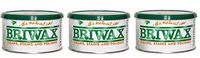 Briwax Darkbrown Brown Dark Furniture Wax, Cleans, Stains, and Polishes (Тhree Pаck)