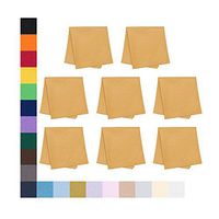 Eyeglass Cleaner Microfiber Cloth - Glasses Cleaner For All Gentle Surfaces, Touchscreens, Smartphones, Camera Lenses, LCD & HD Screens -Tan, 8 Pack- By OptiPlix