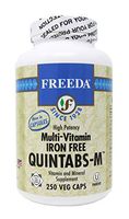 Freeda Quintabs M Iron Free - 250 Veg Caps