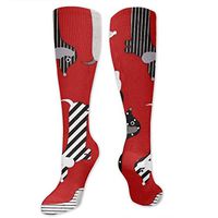 VshiXzno Weenie Dogs Red Compression Socks for Women & Men - Best Medical, Nursing, Travel & Flight Socks