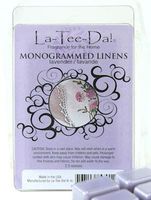 La-Tee-Da Monogrammed LINENS Magic Melts Scented Wax Tarts