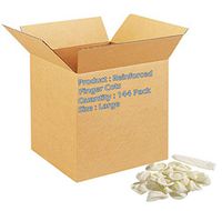 Reinforced Finger Cots. Box of 144 Unrolled Finger cots for Professionals and Patients. Large Size. Lightly Powdered Protective Finger cots. Disposable Medical Supplies.
