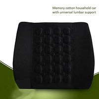 12V Heated Massage Travel Pro-Lumbar Seat Cushion, Car Lumbar Support Electric Massage Waist Cushion Lumbar Pillow Relieve Pain Waist Pad for Long Drive (35×30×10cm)