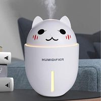 Nessere Mini Cute 3 in 1 USB Fan Led Light Essential Oil Aroma Diffuser Air Humidifier Diffusers