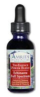 AMRITA Aromatherapy: Echinacea Full Spectrum Tri-Essence Power Blend; Blended with All Natural Herbal Extracts, Flower Essences & Essential Oils of Echinacea, Niaouli & Thyme Thujanol - Size: 240ML