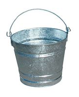 Magnolia Brush 10 10-Quart Galvanized Water Pail (Pack of 12)