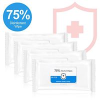 Disinfection Wipes Contains 75% Isopropyl Alcohol, Alcohol Cleaning Wet Wipes Supports Multi-Purpose Daily Cleaning (4Pack,220 Wipes)
