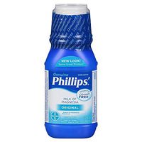 Phillips' Milk of Magnesia Laxative/Antacid, Liquid, Original, 4 fl oz (118 ml) - Packaging May Vary