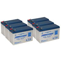 Powersonic REPLACEMENT for GP1272 F2 GP 1272 BATTERY 12V 28W 7.2AH - 6 Pack