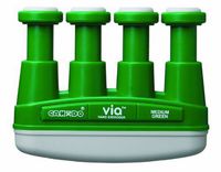 CanDo VIA Hand and Finger Exercisers, Medium, 4 lbs, Green