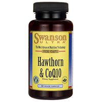 Swanson Hawthorn & Coq10 60 Veg Capsules
