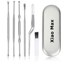 Earwax Removal Kit, Stainless Steel Ear Wax Cleaner Remover Cleaning Tool Ear Pick Set,Great Idea