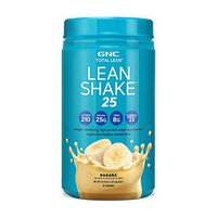 GNC Total Lean Lean Shake 25 Protein Powder - Banana, 16 Servings, High-Protein Meal Replacement Shake