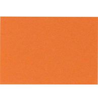 #17 Mini Flat Card (2 9/16 x 3 9/16) - Mandarin Orange (250 Qty.)