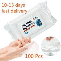 Delivery About 10-13 Working Days 100pcs Wipes for Adults Cleaning Wipes Disposable Hand Wipes Skin Toys Cotton Pieces Wet Wipes 100 Pieces / 2 Packs