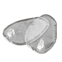 SUPVOX 2 Pairs Flip Flops Forefoot Pads Thong Sandal Gel Cushions Forefoot Slippers Protecto Pads (Pink)