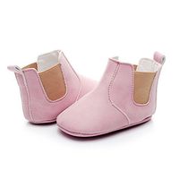 Meolin Soft Baby Shoes With Suede Soles Toddler/Infant Shoes First Walking Shoes,Pink,3.5