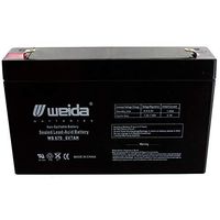 New 6V 7Ah SLA Battery WB670 Replaces UB670, D5734, PS670, NP7-6 USA