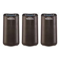 Thermacell Outdoor Patio & Camping Mosquito Insect Repellent, Graphite (3 Pack)