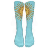 Argentina Flag Sun Sky Blue Classics Stockings Long Tube Socks, Great Quality Sports Socks Perfect Gifts for Women Girls Friends Family One Size 1 Pair by Uxjam