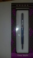 Cross Stylist Ball Point Pen with Crystal Ball Accent in Marine Blue